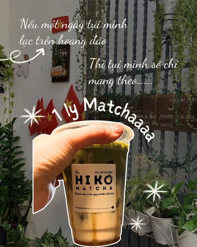 Ly matcha Hiko — matcha đậm vị cho ngày mới đậm chất riêng